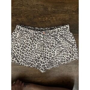 Altar'd State Intimates XL Leopard Print Pajama Shorts Sleepwear Loungewear‎